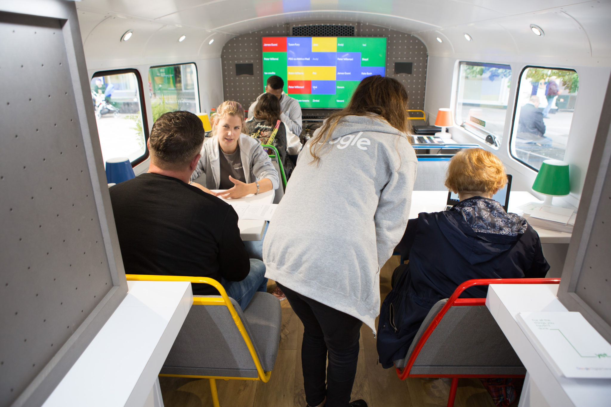 Google Digital Garage Glasgow Bus Launch